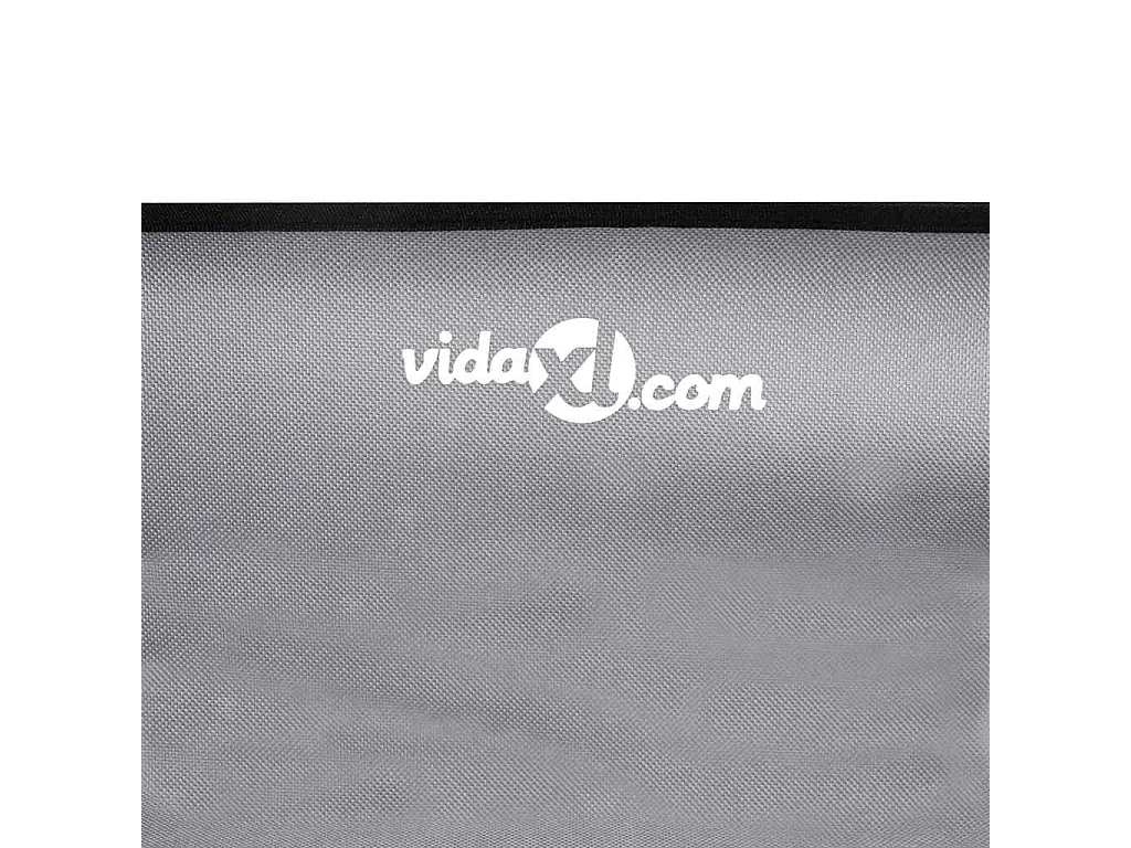 Cama para perro Gris Claro m Tela Oxford y Acero