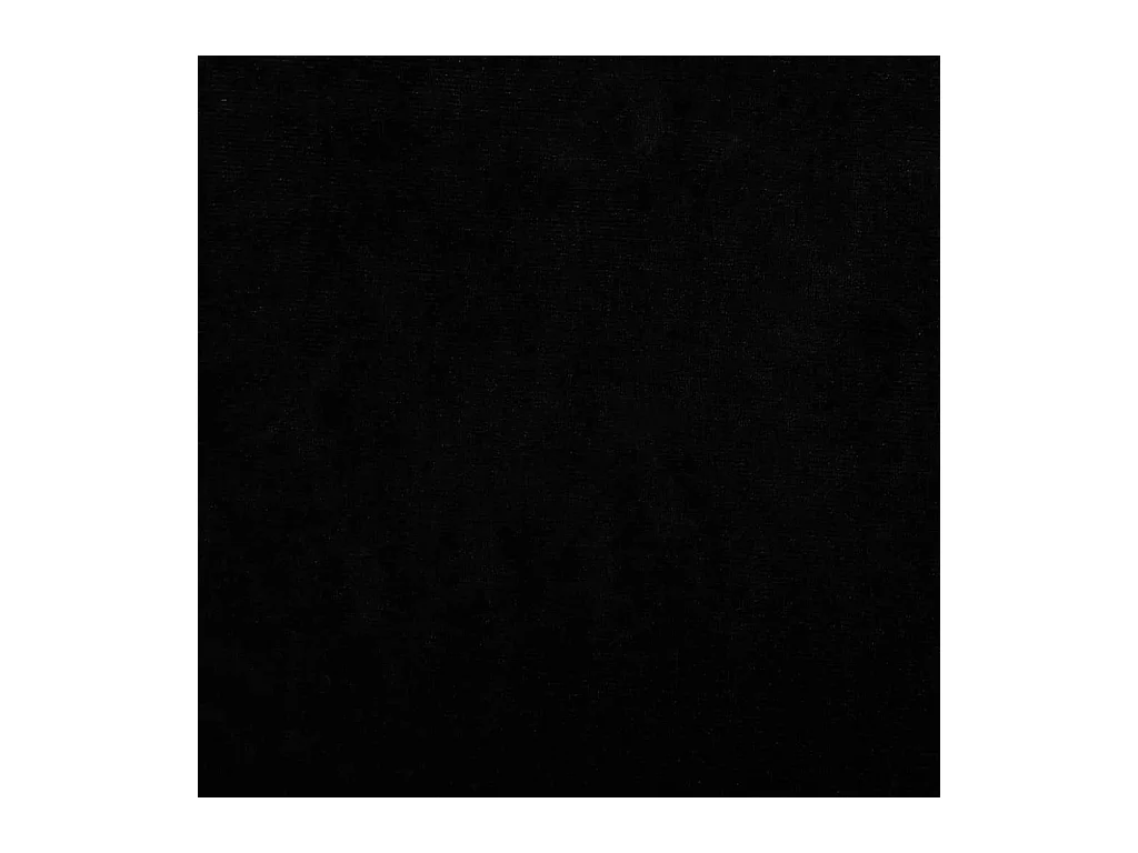 Cama para perros de terciopelo negra 70x45x30 cm
