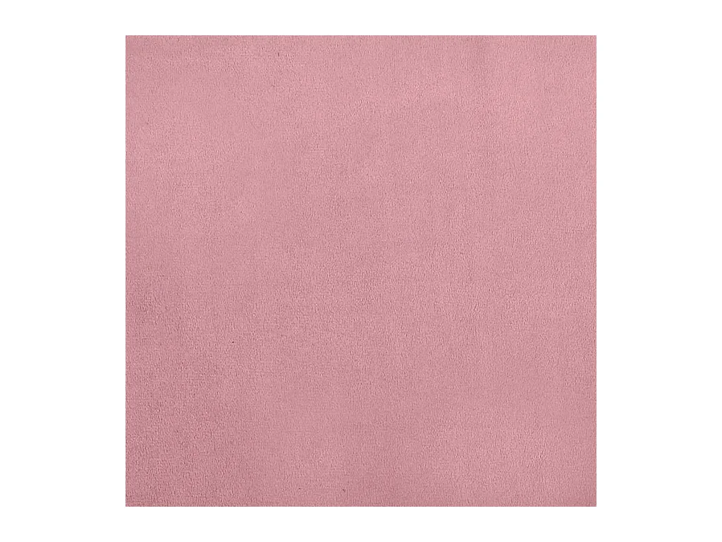 Cama para perros de terciopelo rosa 70x45x30 cm