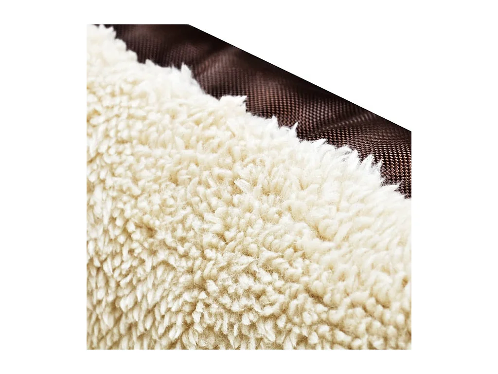 Hondenbed bruin en beige XXL