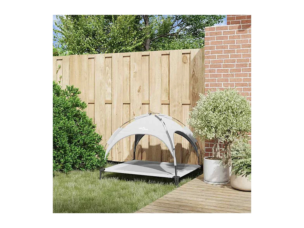 Cama para Cachorro Cinza Prateado xl Aço