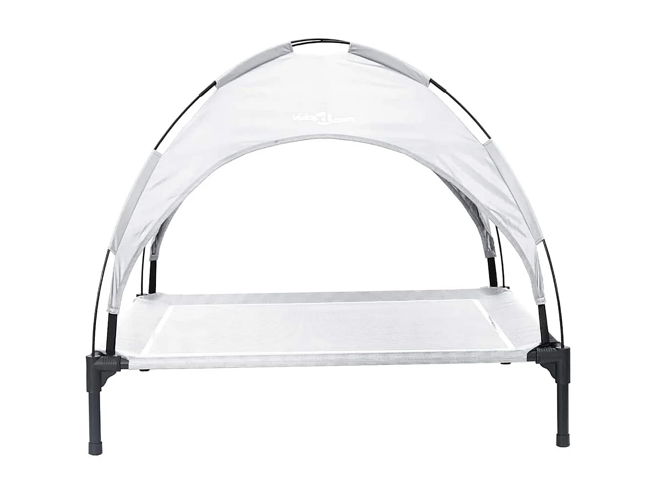 Lit pour Chien Gris argenté xl Acier