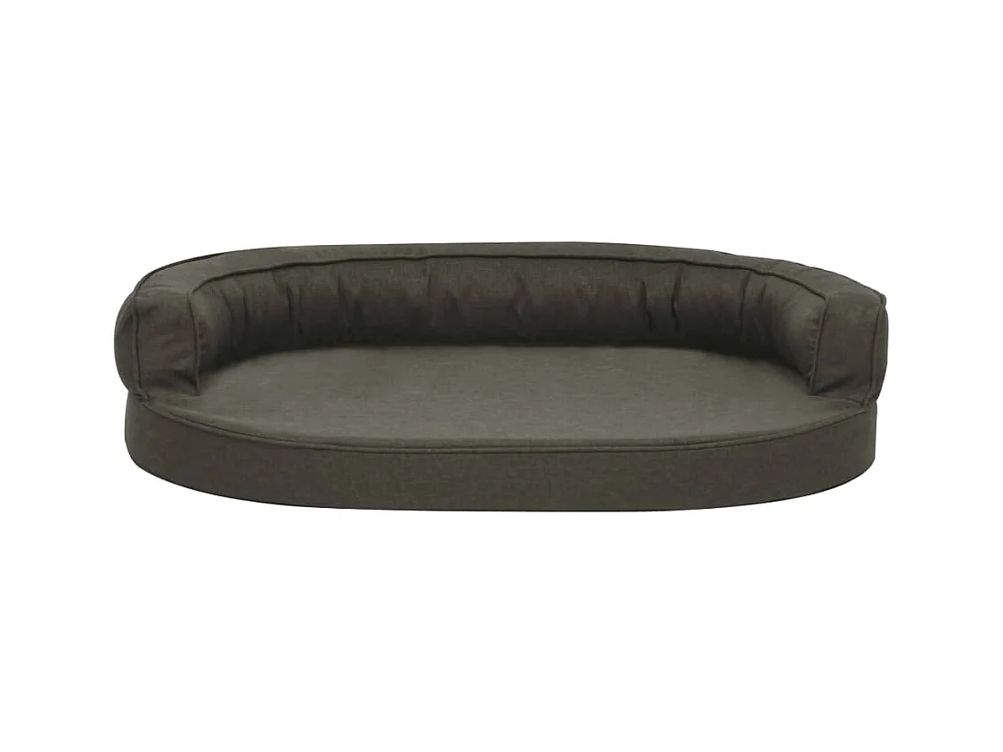 Colchón para cama de perro ergonómico gris oscuro 75x53 cm
