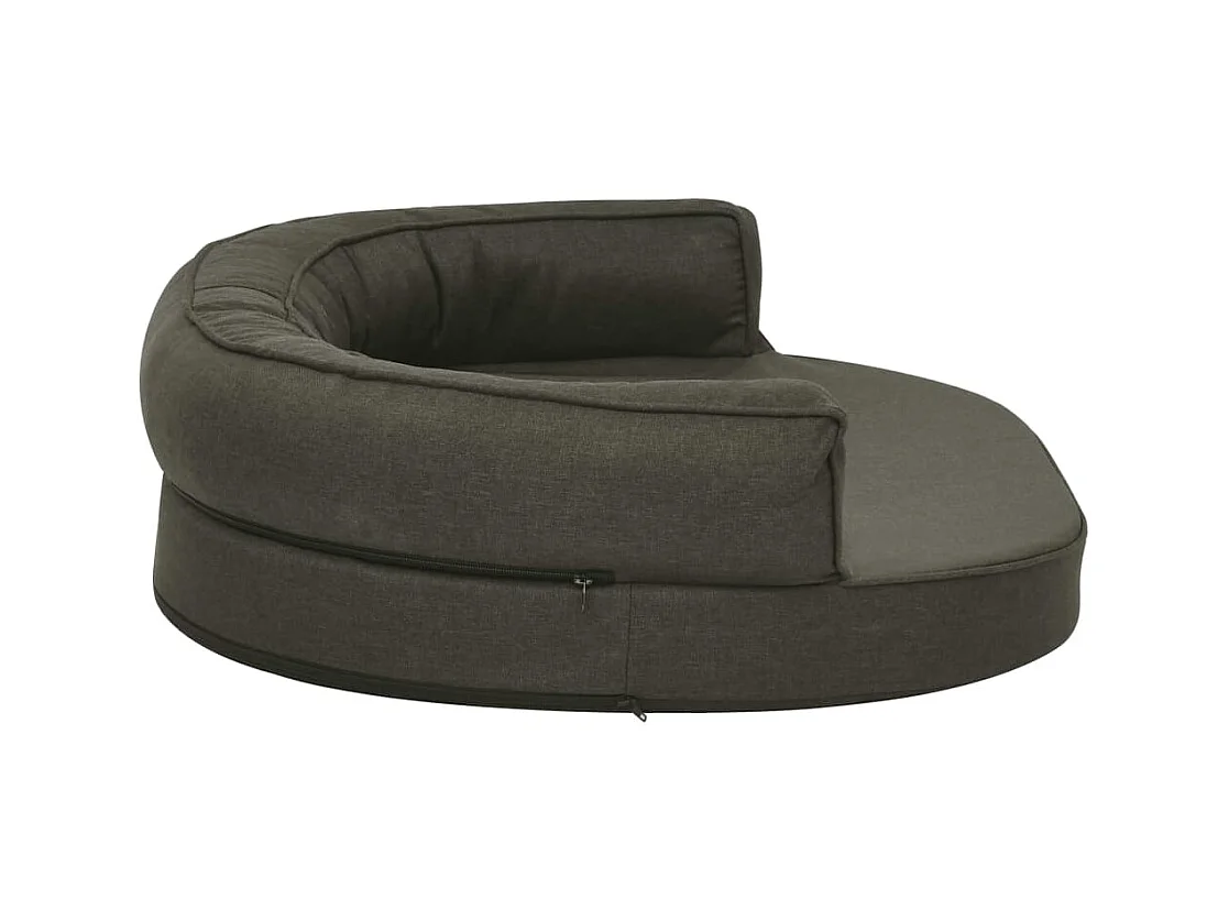 Colchón para cama de perro ergonómico gris oscuro 75x53 cm