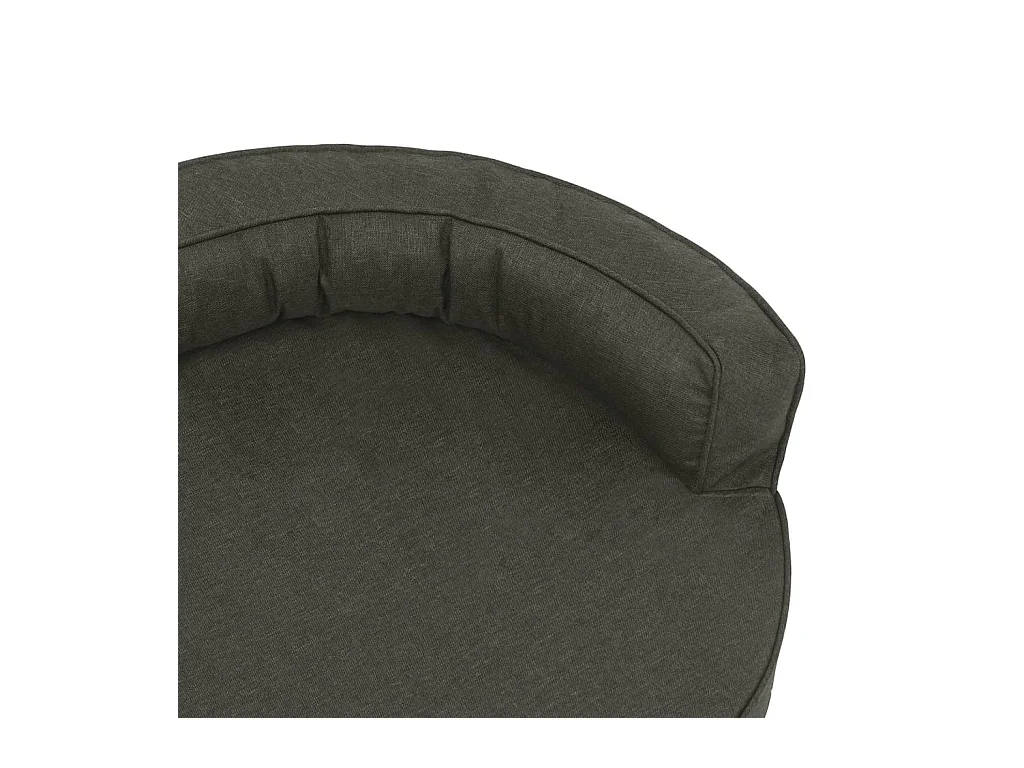 Colchón para cama de perro ergonómico gris oscuro 75x53 cm