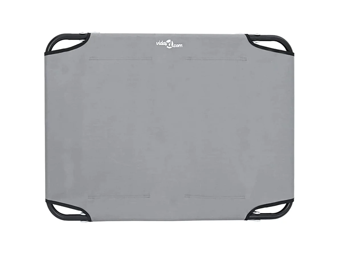 Cama para perro Gris Claro m Tela Oxford y Acero