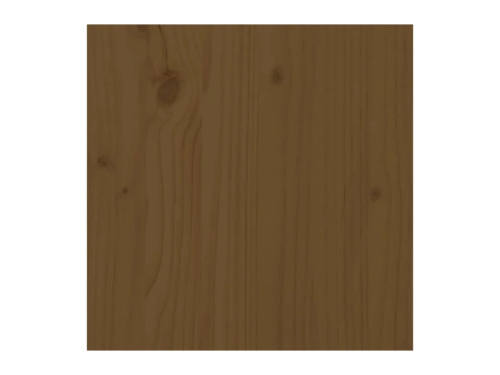 Cama para perros madera maciza pino marrón miel 65,5x50,5x70 cm