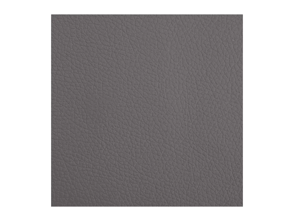 Cama para perros de cuero sintético gris 70x45x30 cm