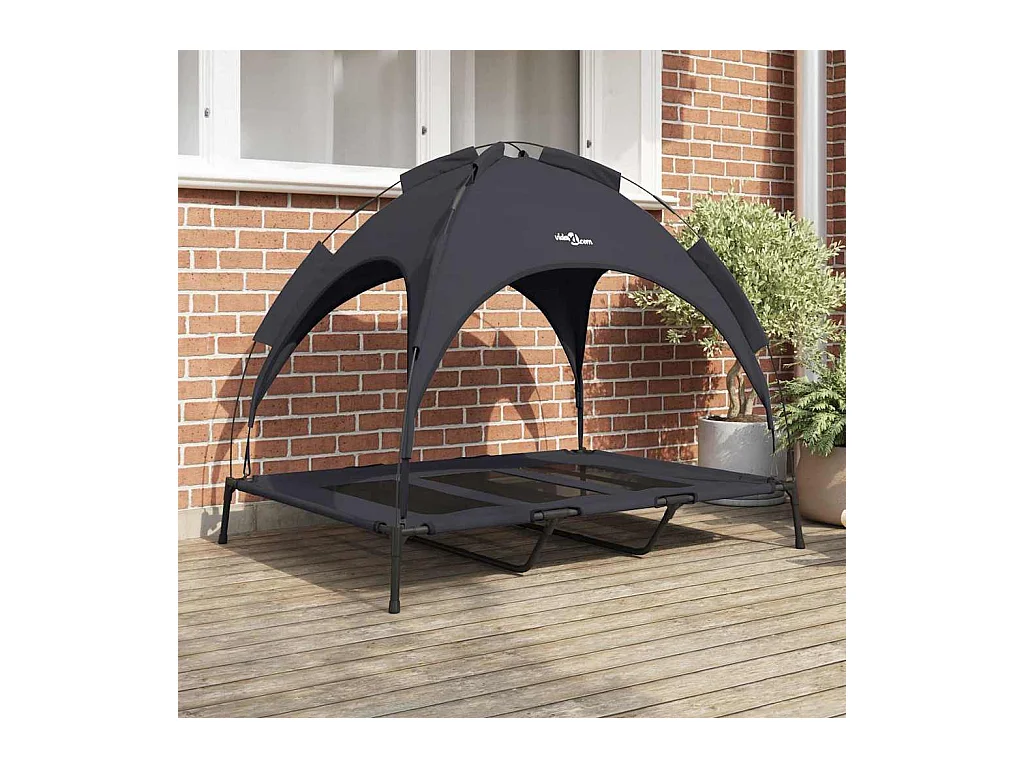 Cama para perro Negro xl Acero
