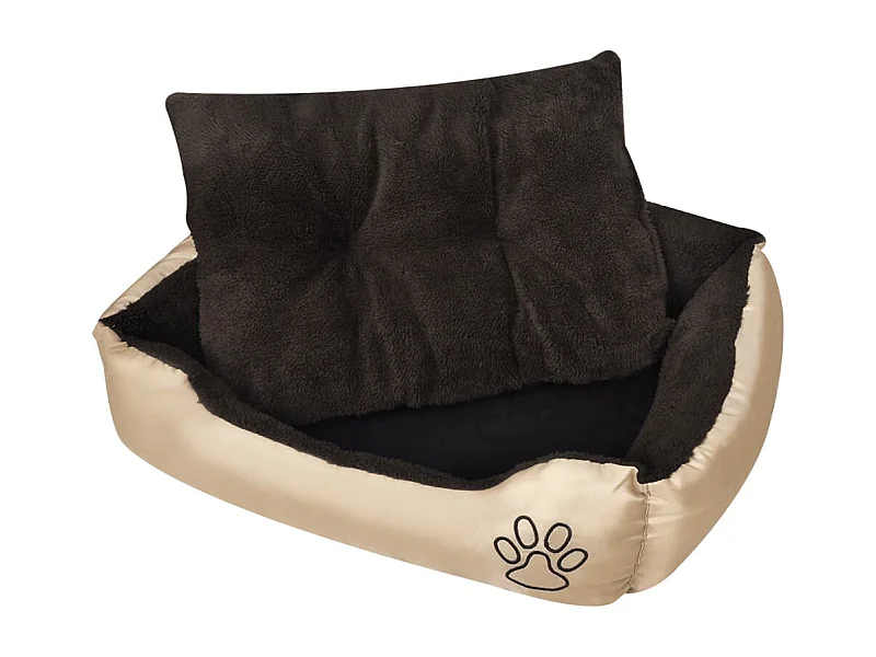 Cama para perro con cojín acolchado talla XL