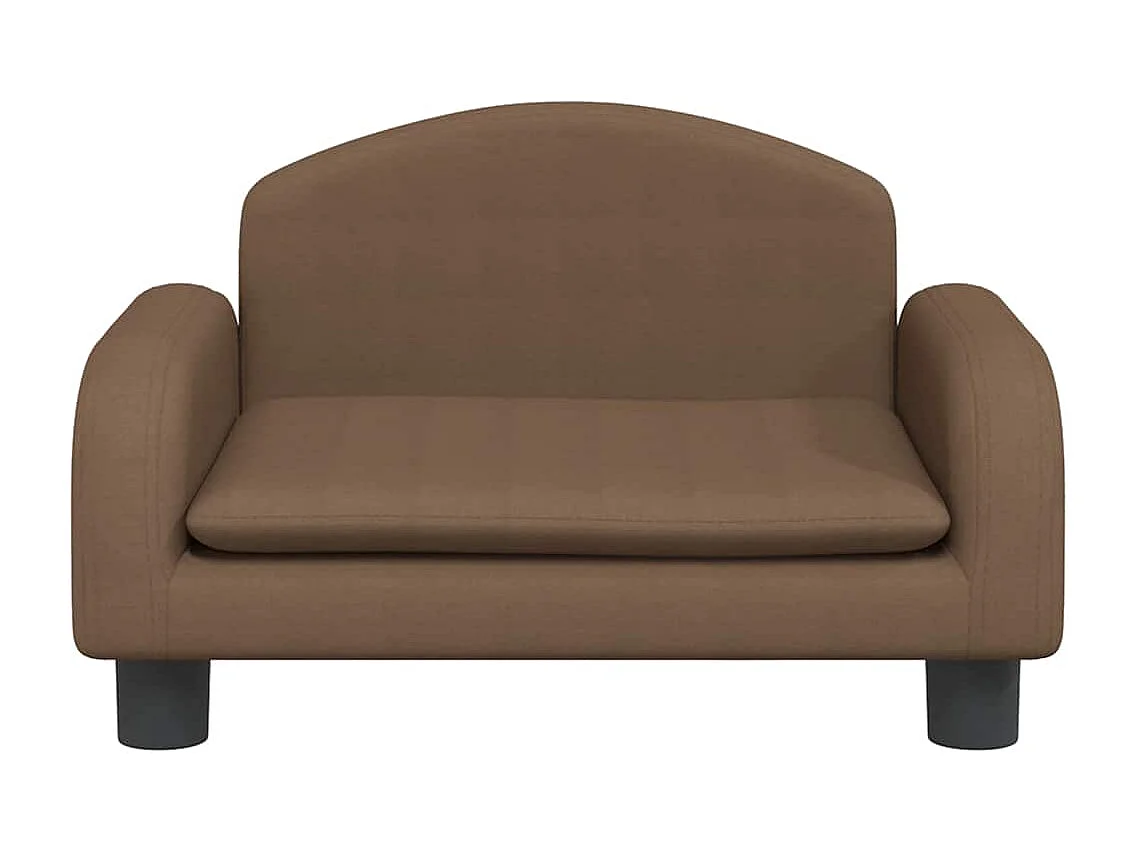 Cama para cães 50x40x30 cm tecido castanho