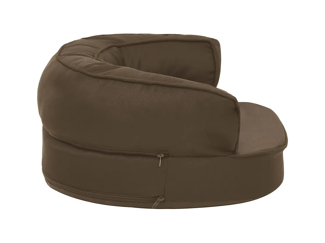 Matelas de lit ergonomique pour chien 60x42 cm Aspect de lin