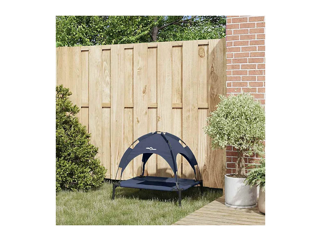 Cama para perro Azul marino m Acero