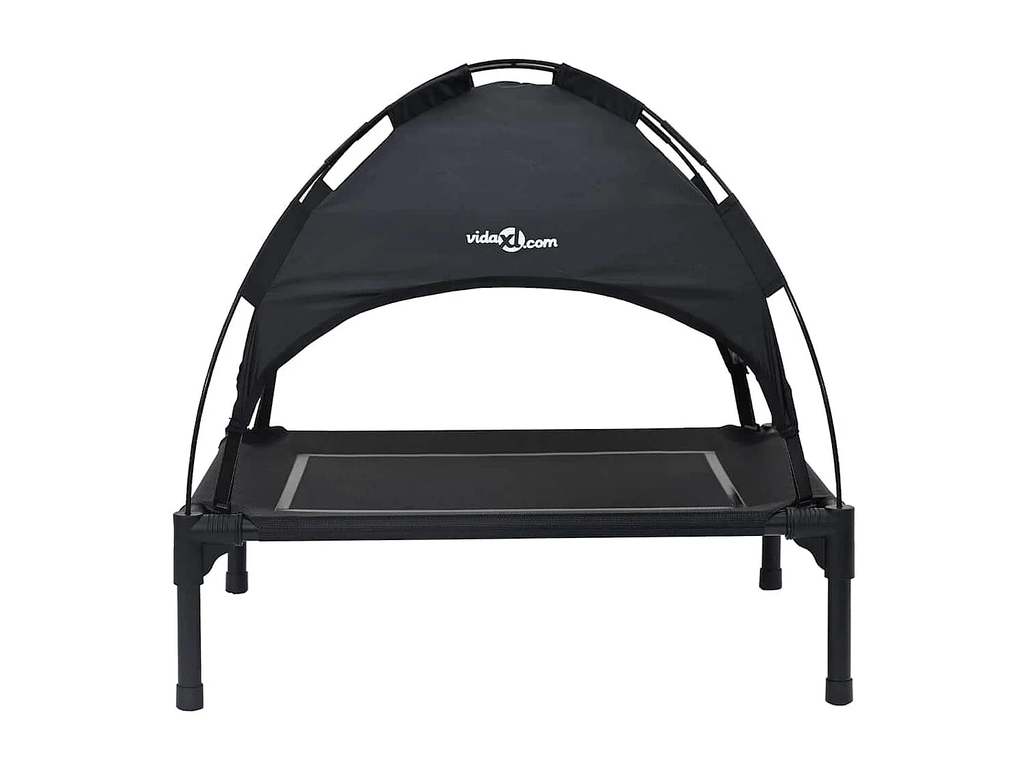 Lit pour Chien Noir m Acier