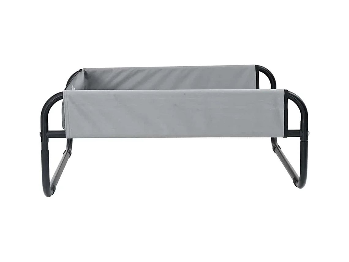 Cama para perro Gris Claro l Tela Oxford y Acero