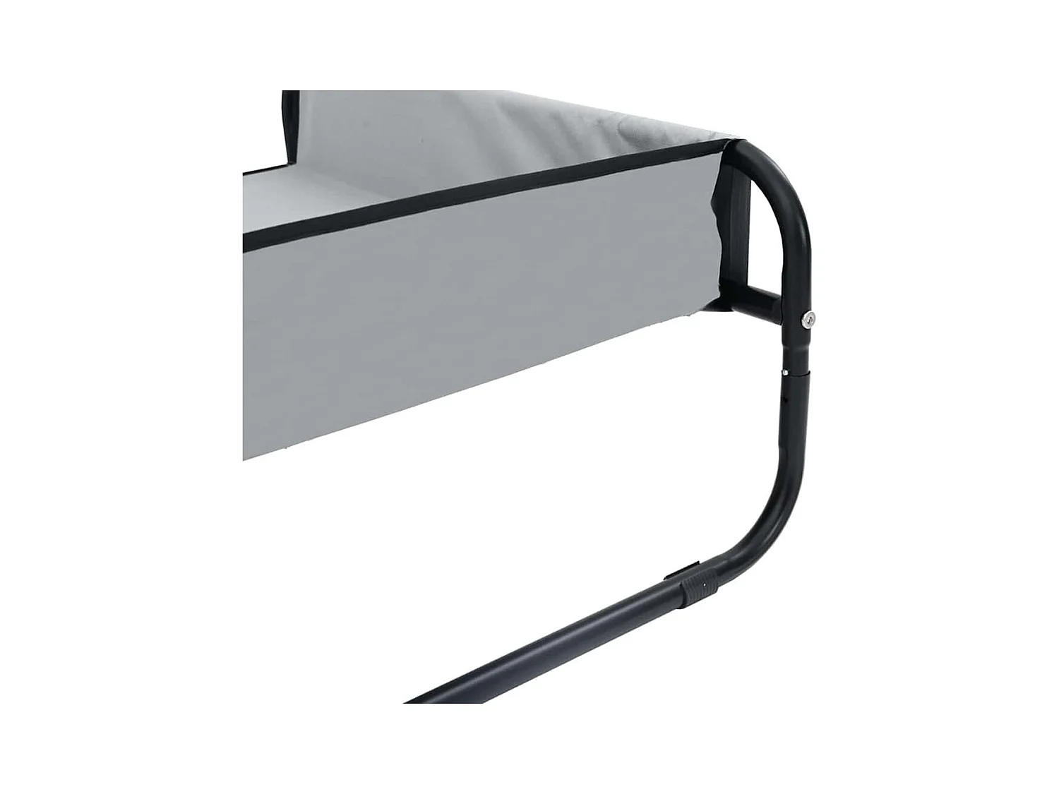 Cama para perro Gris Claro l Tela Oxford y Acero