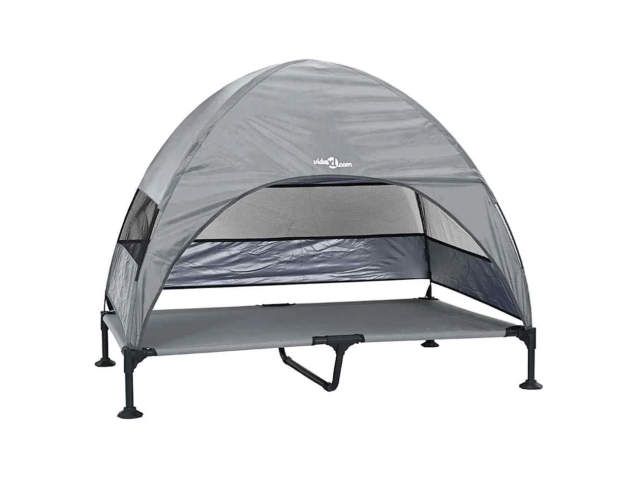 Cama Elevada para Perros Manual Gris claro 127 x 81 x 108 cm