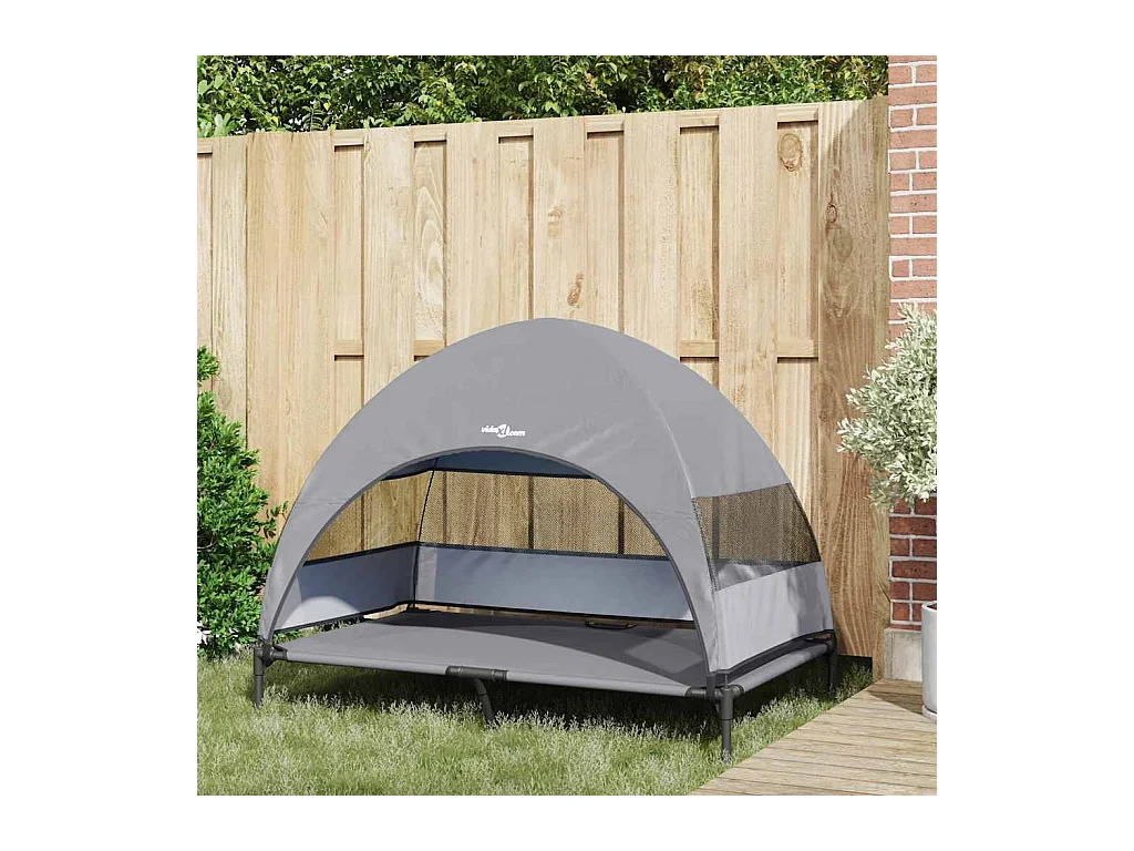 Cama Elevada para Perros Manual Gris claro 127 x 81 x 108 cm