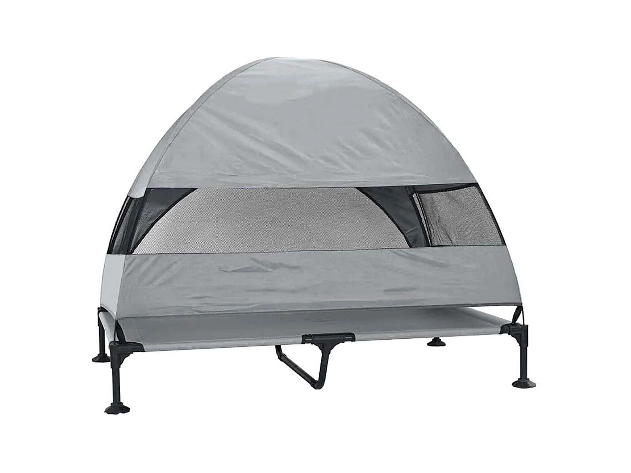 Cama Elevada para Perros Manual Gris claro 127 x 81 x 108 cm