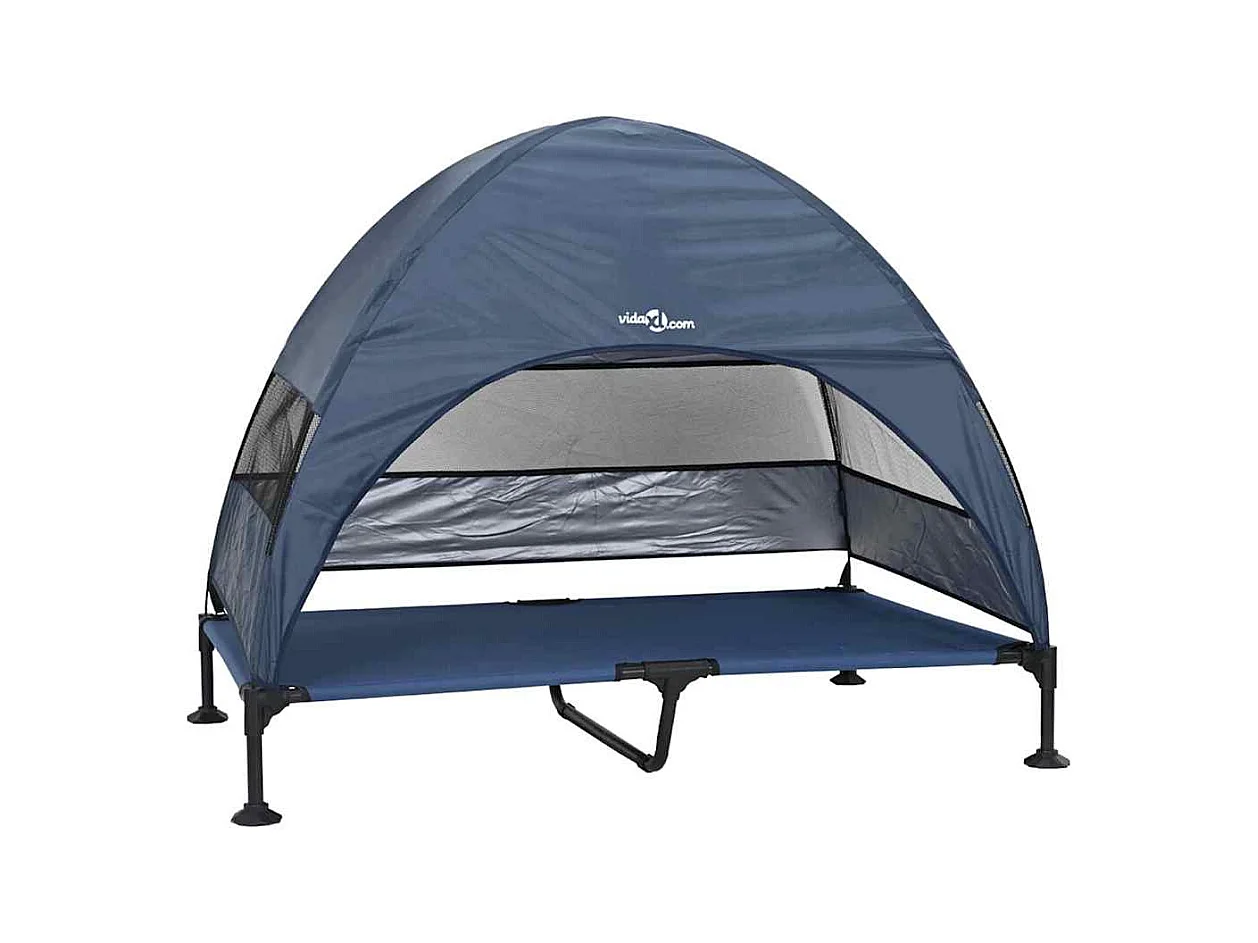 Cama Elevada para Perros Manual Azul marino 127 x 81 x 108 cm