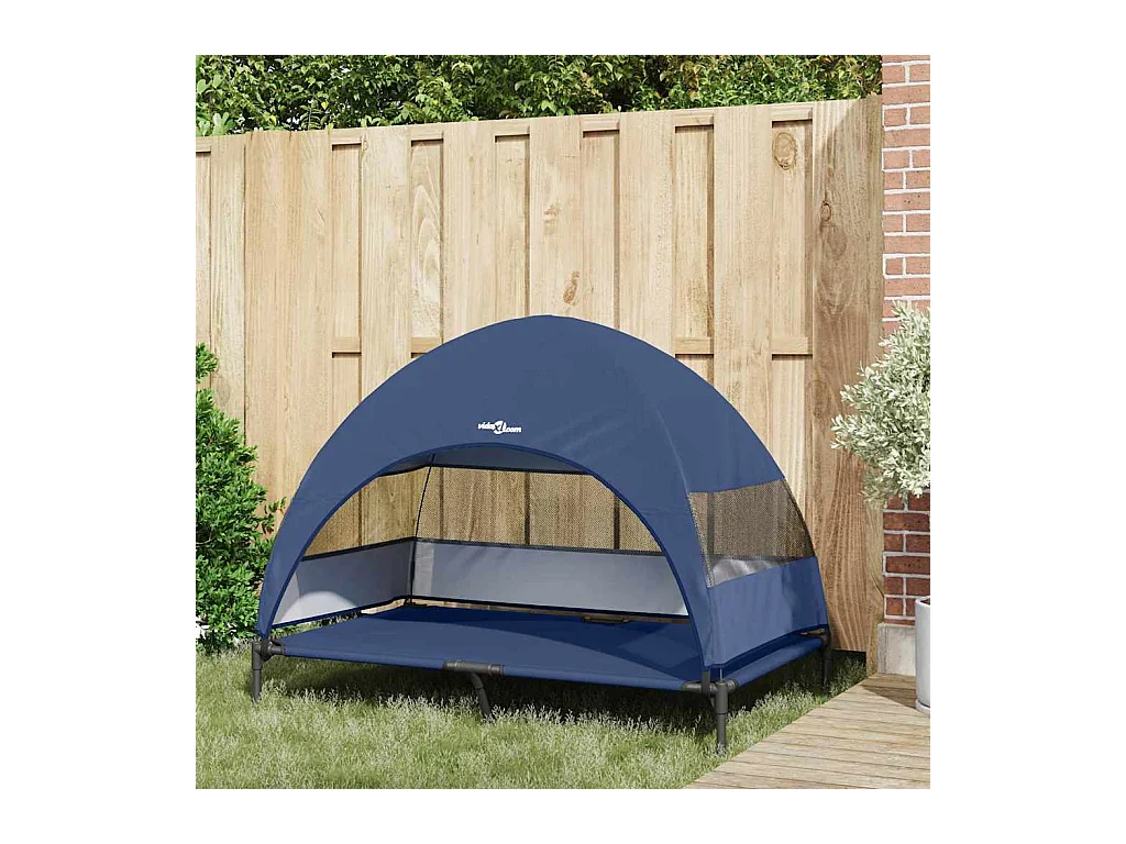 Cama Elevada para Perros Manual Azul marino 127 x 81 x 108 cm