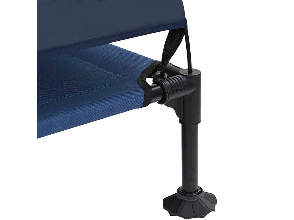 Lit surélevé pour chien Bleu marine 127 x 81 x 108 cm