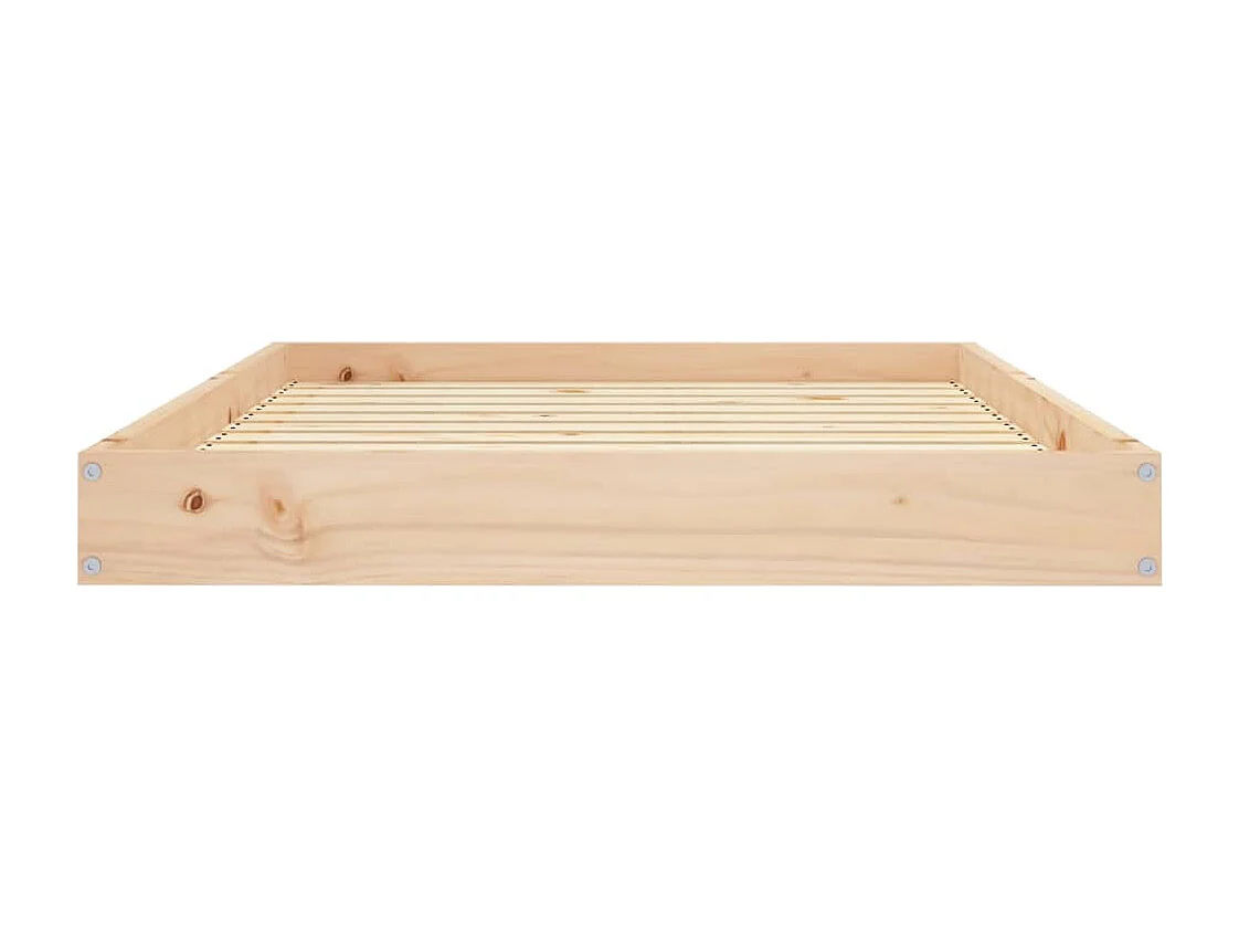 Lit pour chien 101,5x74x9 cm Bois de pin solide