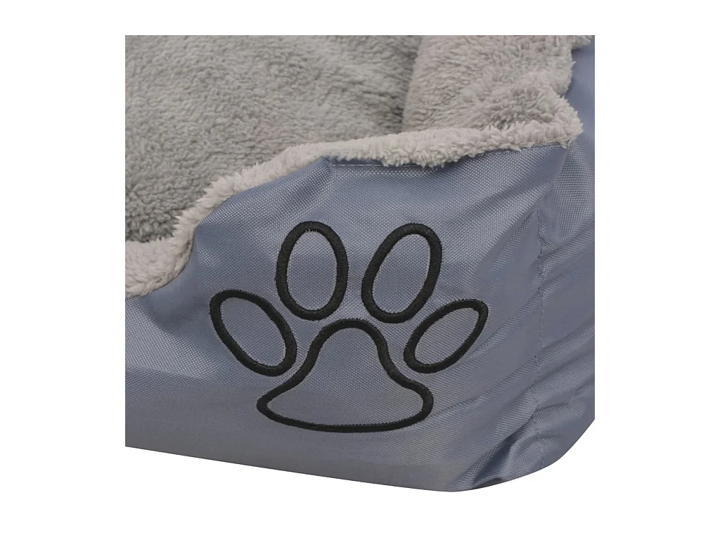 Cama para perro con cojín acolchado talla XL gris