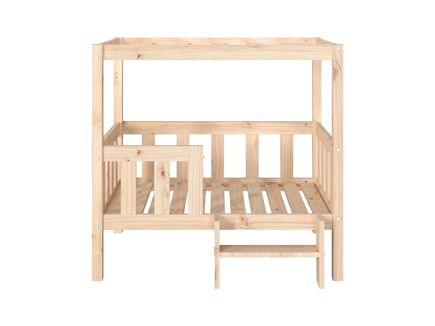 Cama para perros madera maciza de pino 95,5x73,5x90 cm