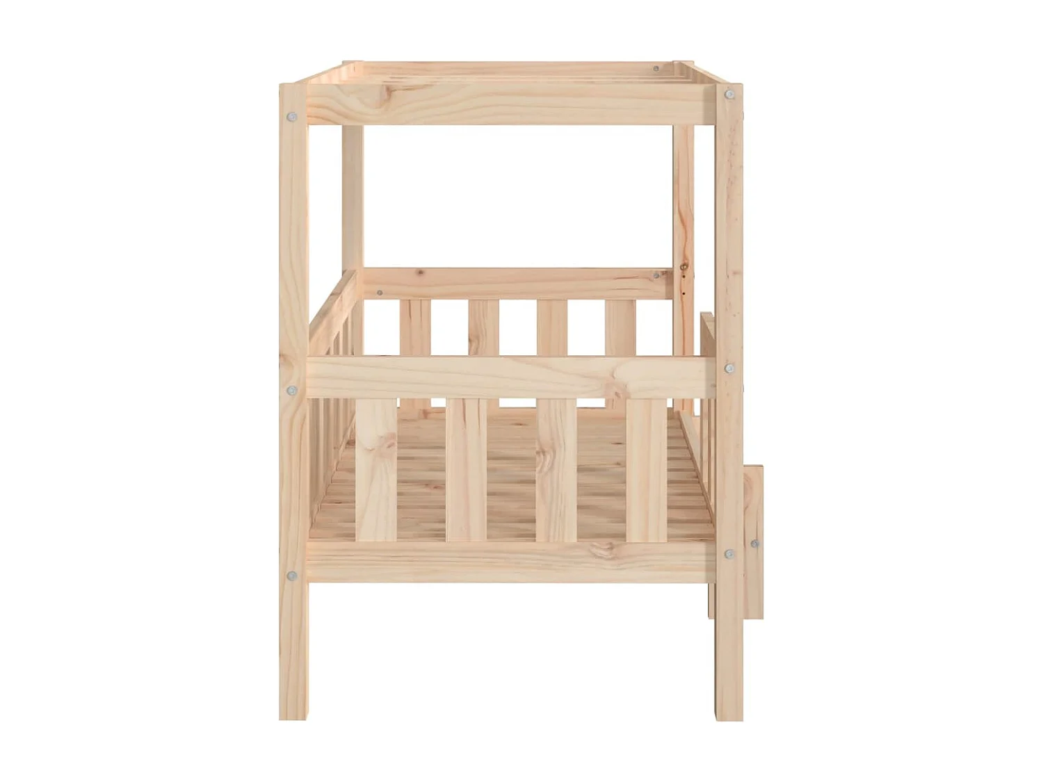 Lit pour chien 95,5x73,5x90 cm Bois de pin solide