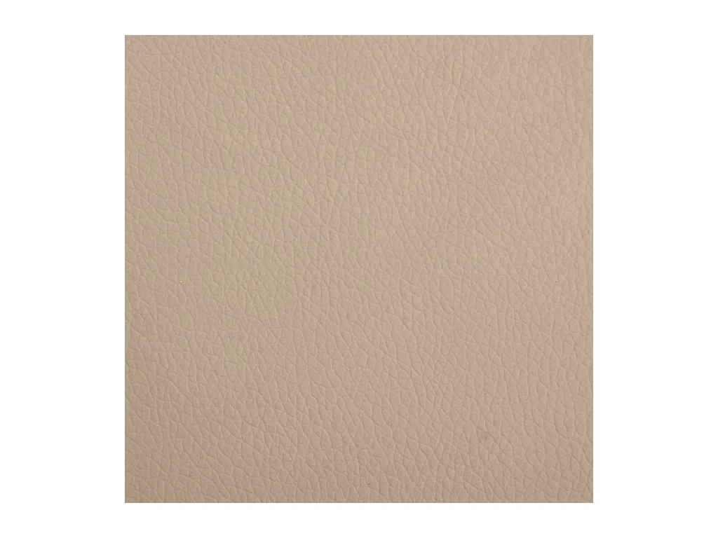 Cama para perros de cuero sintético color capuchino 70x45x30 cm