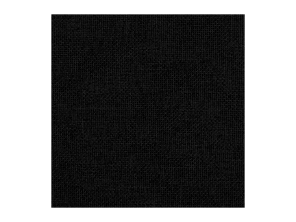 Cama para perros de tela negra 70x52x30 cm