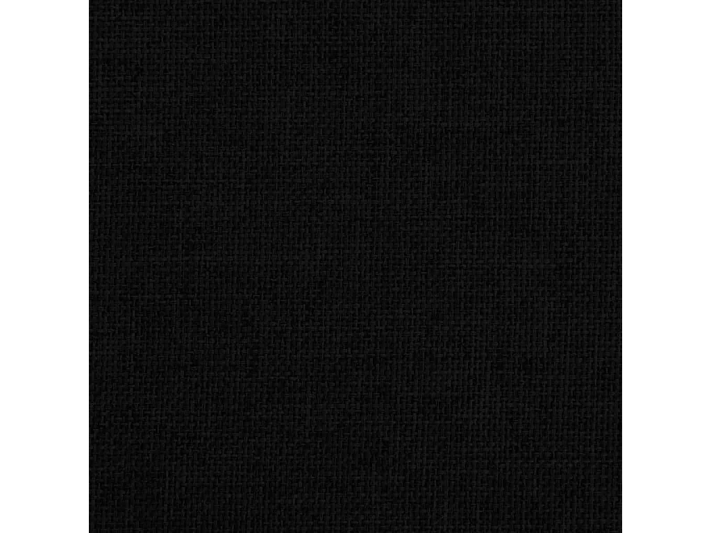 Lit pour chien noir 70x52x30 cm tissu