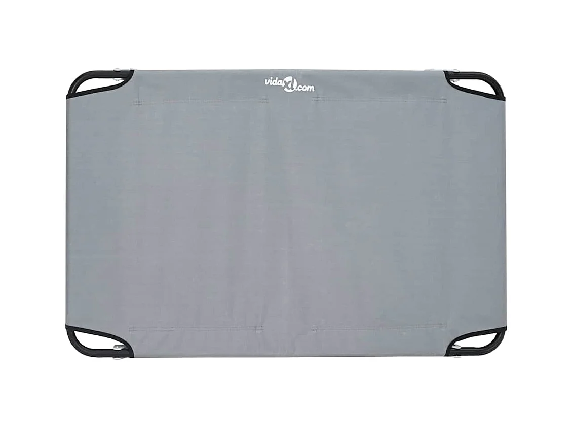 Cama para perro Gris claro 90 x 55 x 18 cm Tela Oxford y Acero