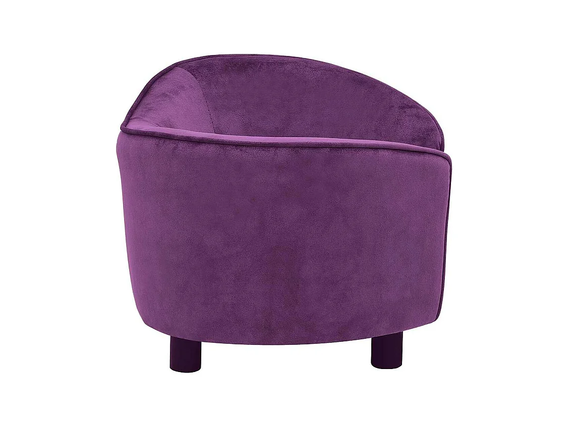 Canapé pour chien Bordeaux 69x49x40 cm Peluche