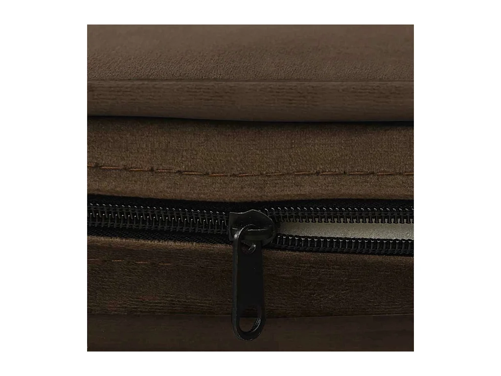 Canapé pour chien Marron 67x47x36 cm Peluche