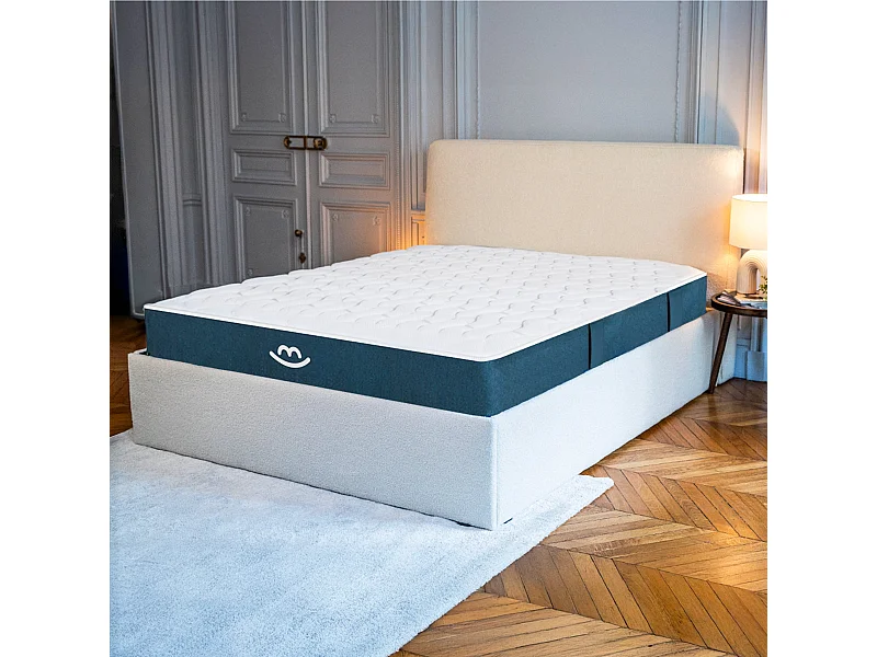 Matelas hybride mousse et ressorts 90x190 épais 22cm
