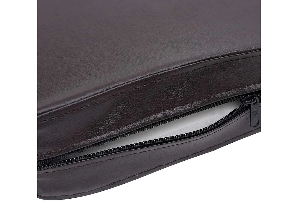 Sofá para perros cuero sintético marrón 80x50x40 cm