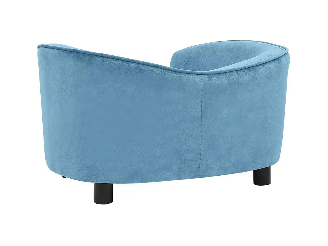 Canapé pour chien Turquoise 69x49x40 cm Peluche