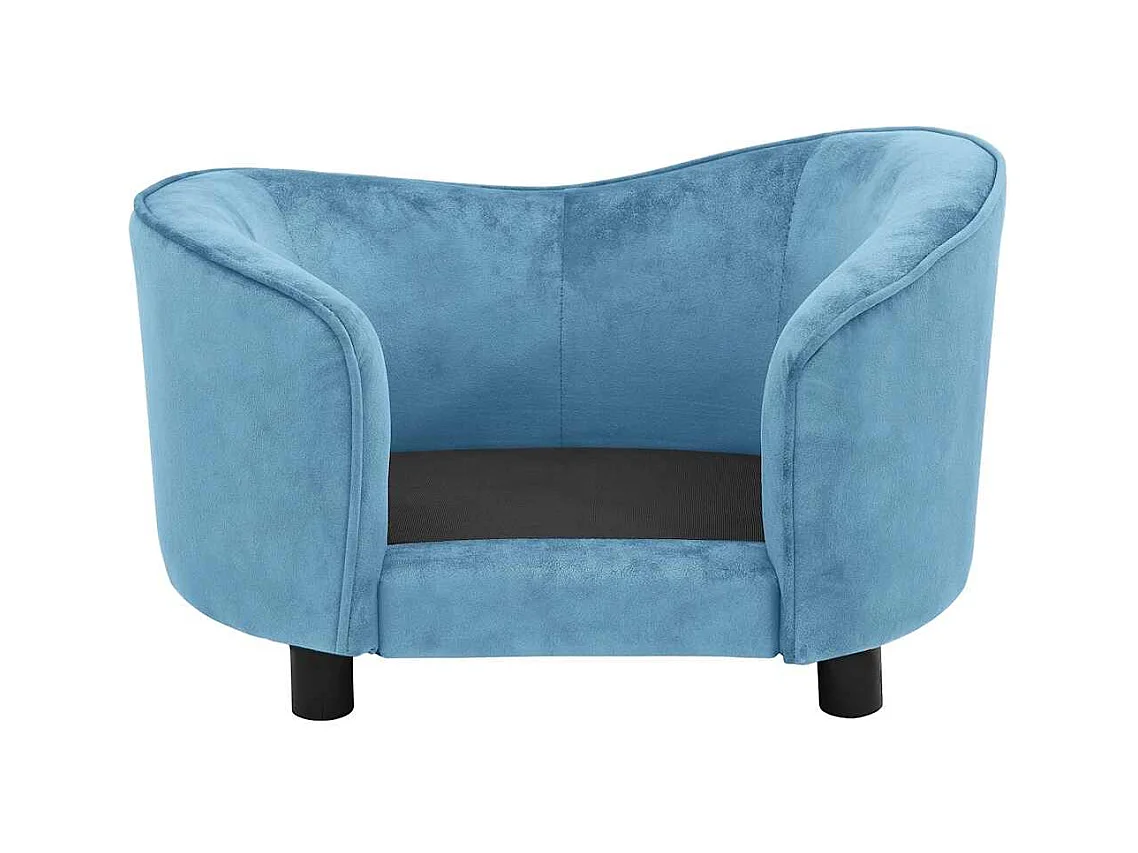 Canapé pour chien Turquoise 69x49x40 cm Peluche