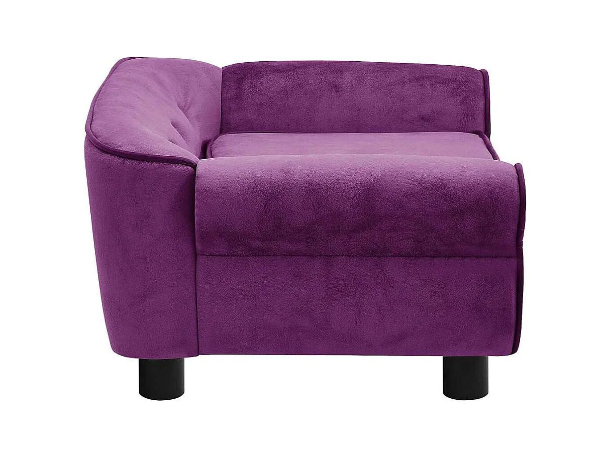 Canapé pour chien Bordeaux 72x45x30 cm Peluche