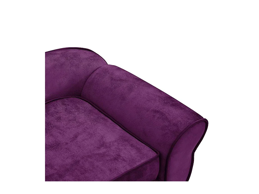 Canapé pour chien Bordeaux 72x45x30 cm Peluche