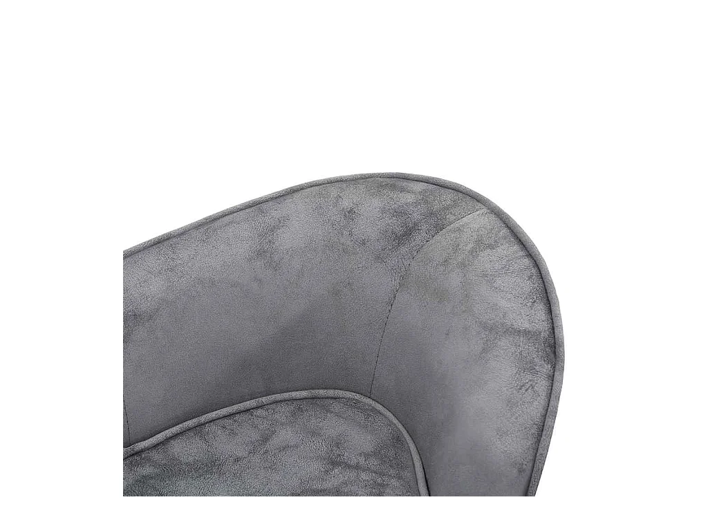 Canapé pour chien Gris 68x38x38 cm Peluche