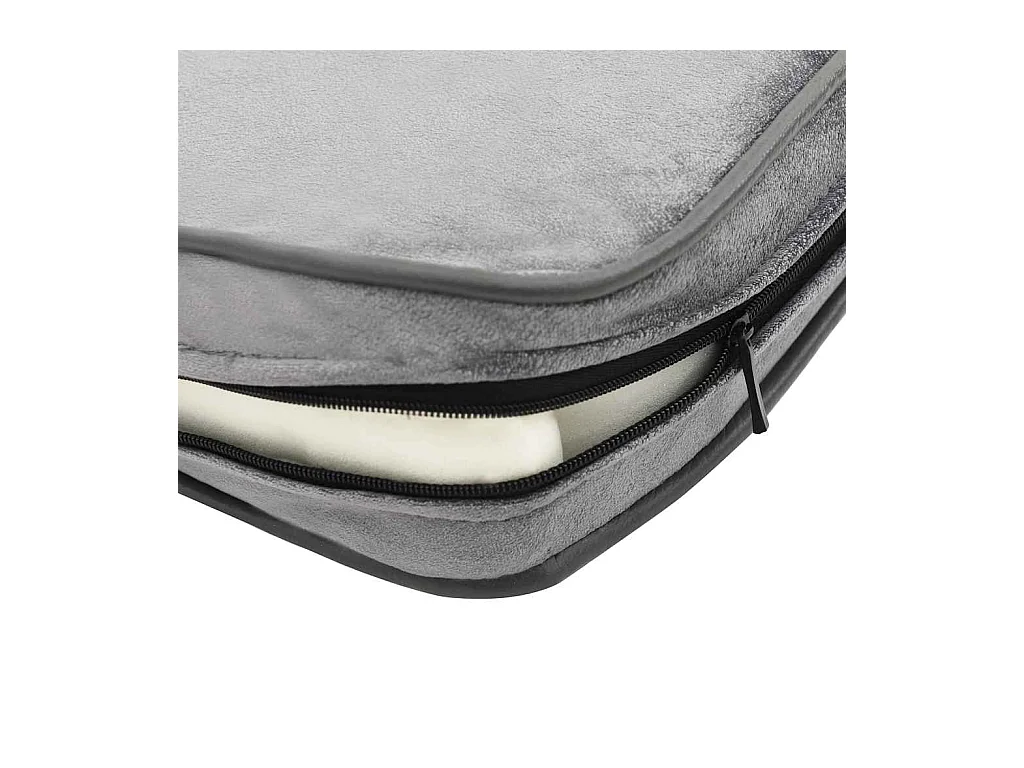 Canapé pour chien Gris 68x38x38 cm Peluche