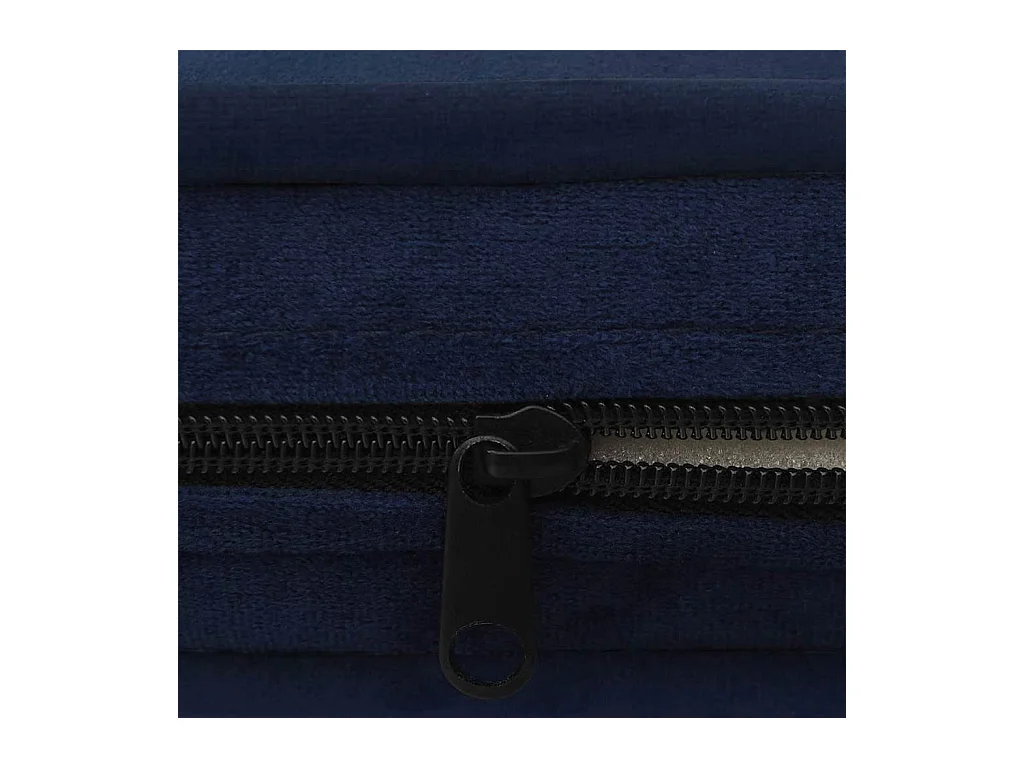 Canapé pour chien Bleu 67x47x36 cm Peluche