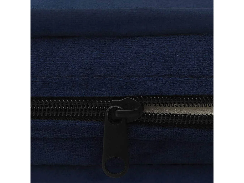 Sofá para perros felpa azul 67x47x36 cm