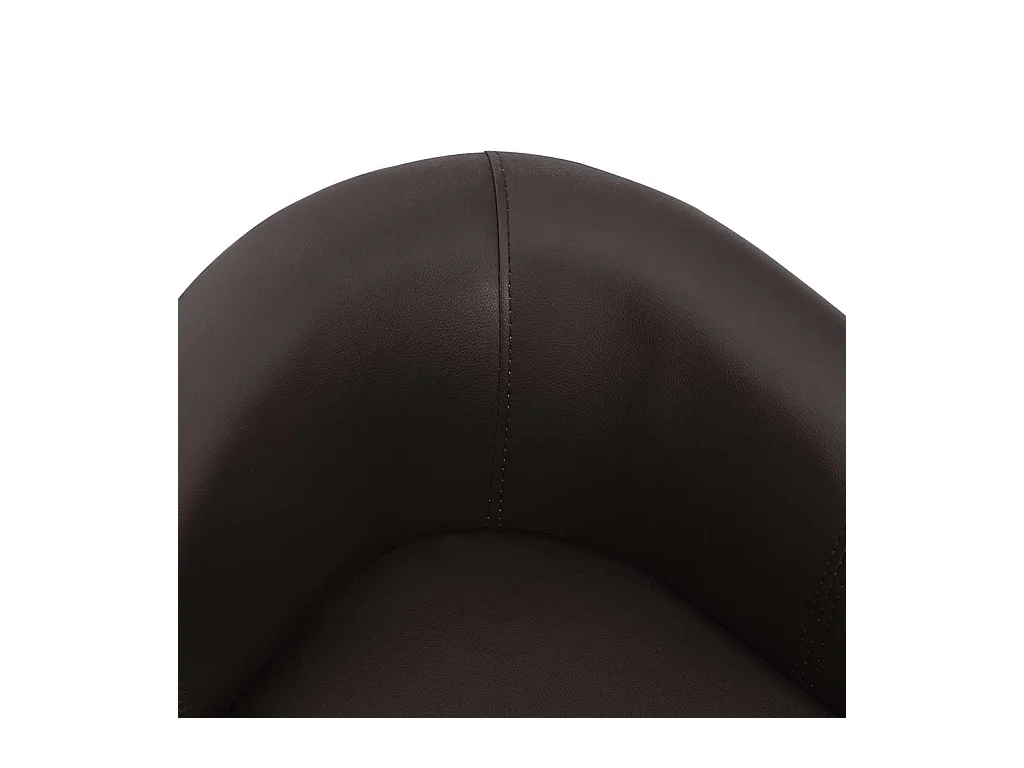 Canapé pour chien Marron 67x41x39 cm Similicuir