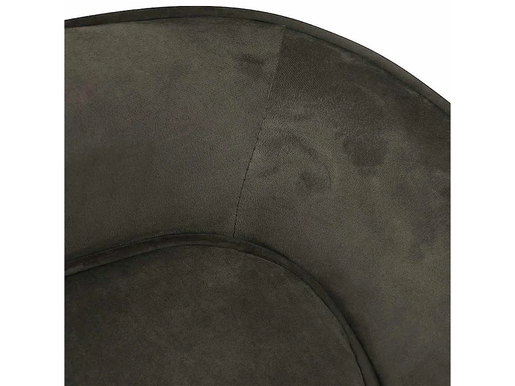 Sofá para perros felpa gris oscuro 67x47x36 cm