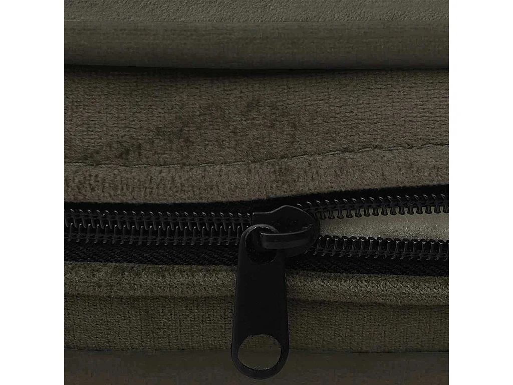 Sofá para perros felpa gris oscuro 67x47x36 cm