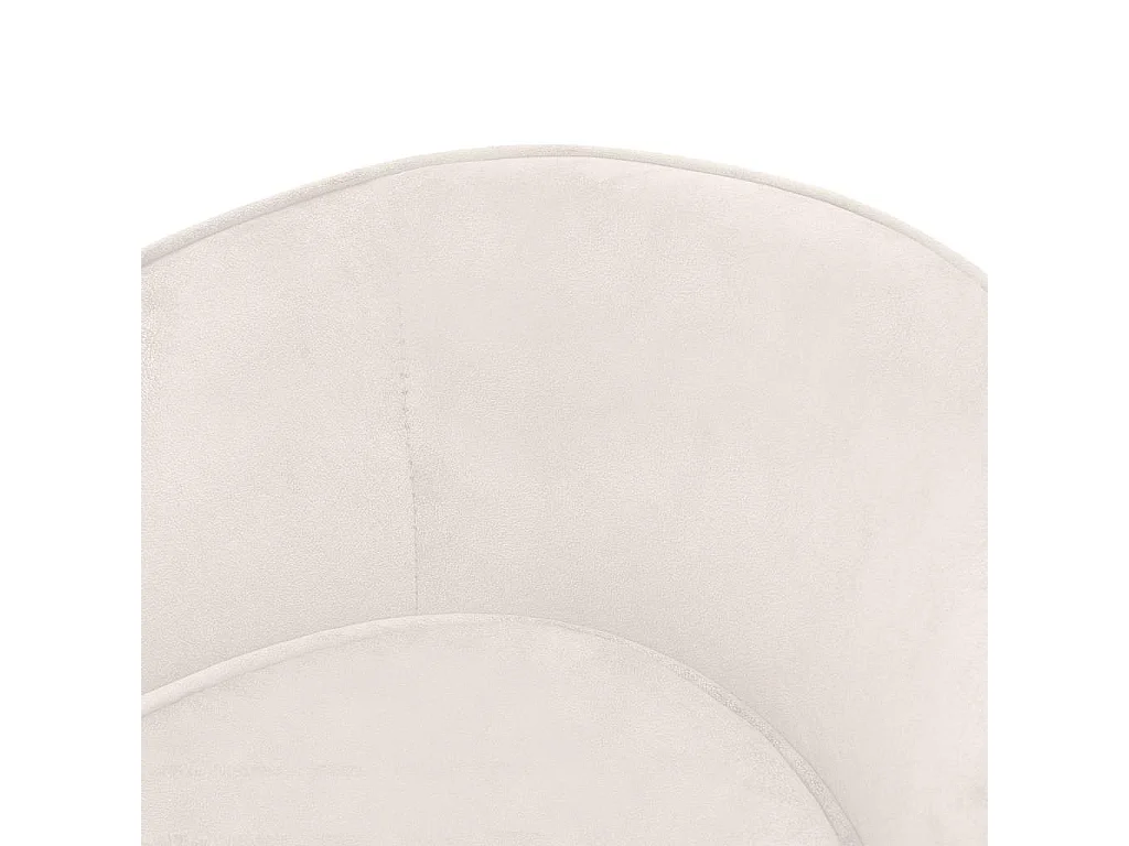 Hondenbank 69x49x40 cm pluche crèmekleurig